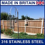 stainless steel bird feeder station