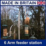 stainless steel bird feeder station