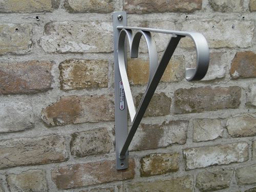 heart stainless steel hanging basket bracket