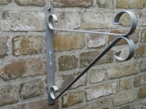 large scroll stainless steel hanging basket bracket