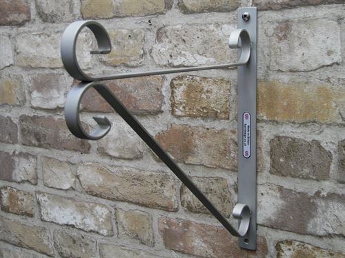 large scroll stainless steel hanging basket bracket