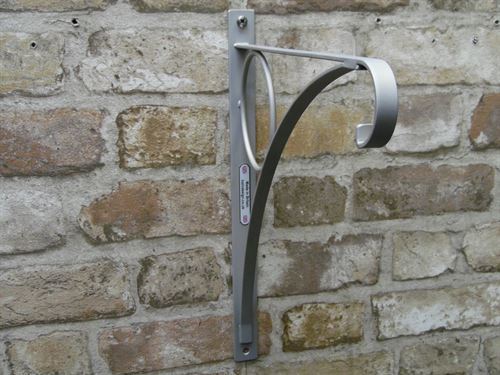 victorian stainless steel hanging basket bracket