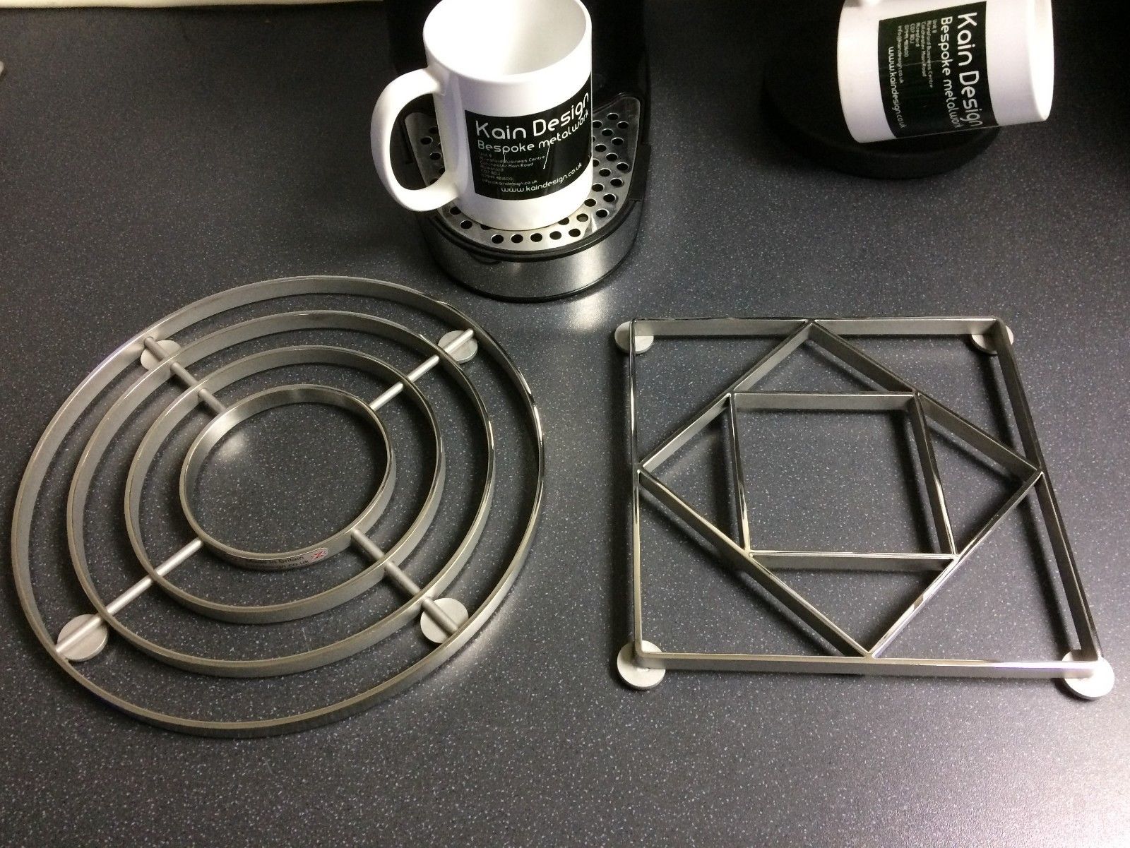 stainless steel trivet